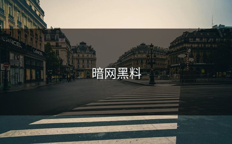 暗网黑料